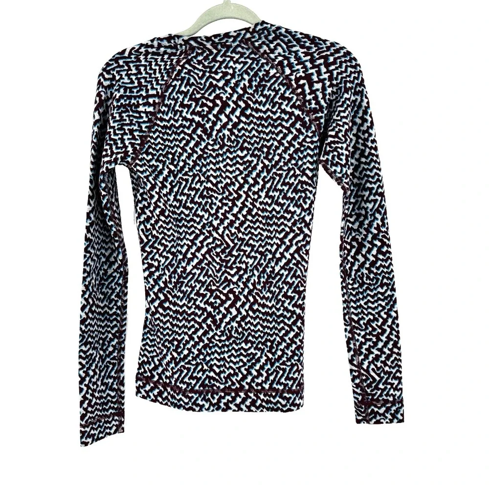 NEW Smartwool Classic Thermal Merino Base Layer Top Women's XS Purple Iris Retro - Picture 3 of 16